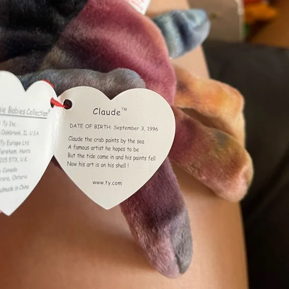 Ty “claude” beanie baby